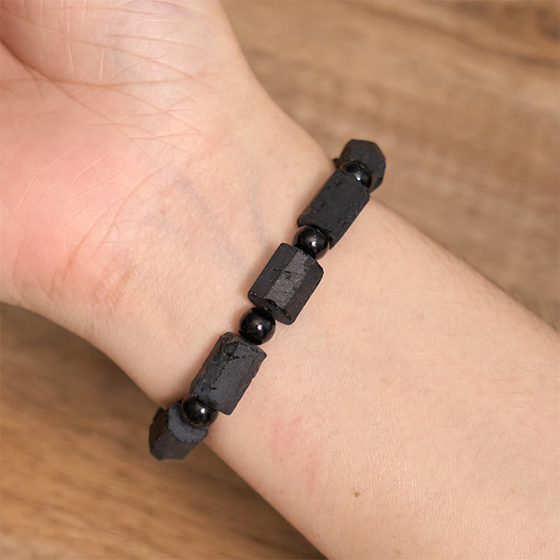 WORN WITHIN Black Tourmaline Wisdom Bracelet