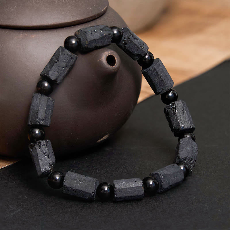 WORN WITHIN Black Tourmaline Wisdom Bracelet