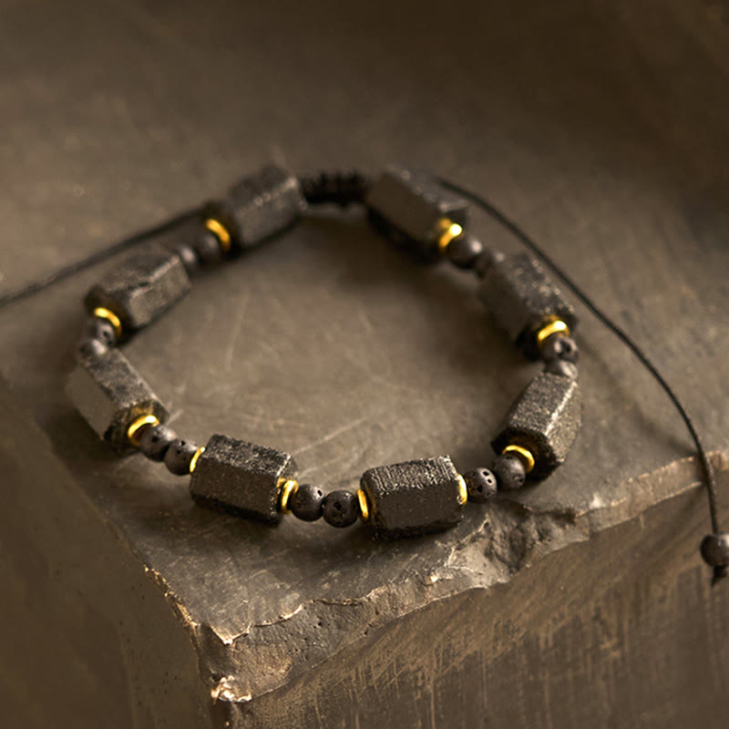 WORN WITHIN Black Tourmaline Love Bracelet