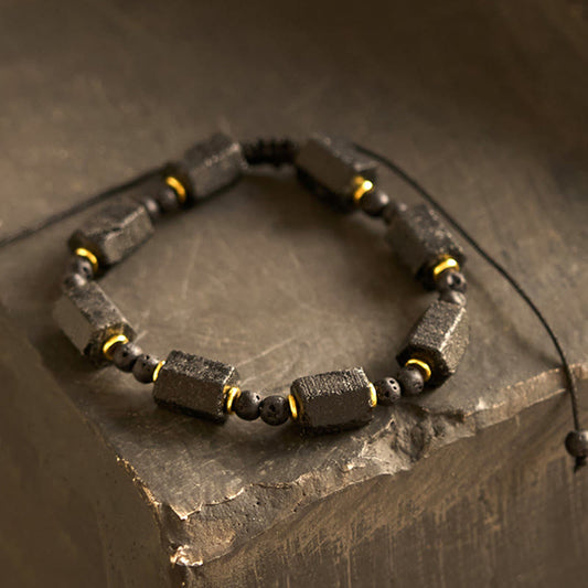 WORN WITHIN Black Tourmaline Love Bracelet