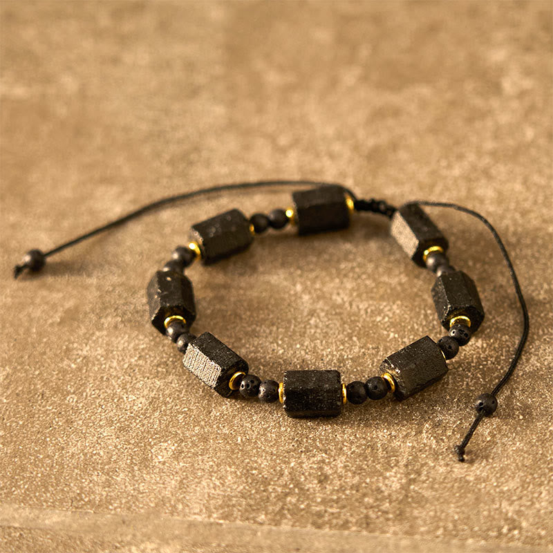 WORN WITHIN Black Tourmaline Love Bracelet