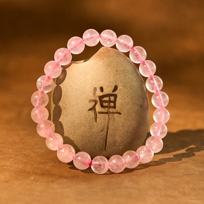 WORN WITHIN Rose Quartz Healing Energy Bracelet