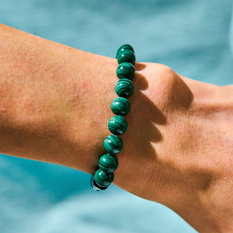 WORN WITHIN Malachite Black Tourmaline Purity Bracelet