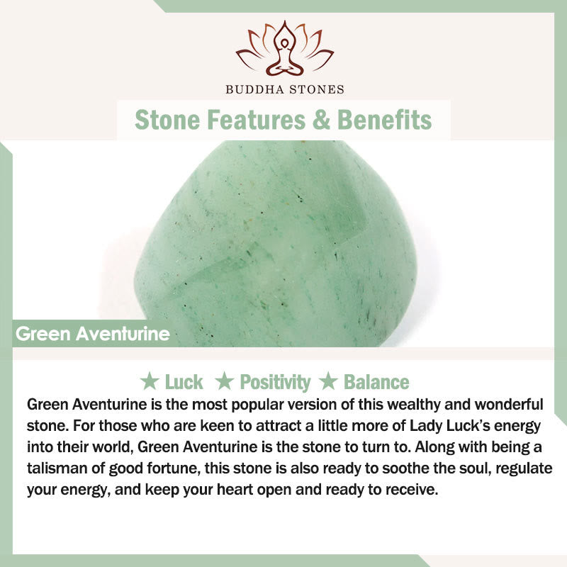 Buddha Stones Rose Quartz Green Aventurine Love Heart Beads Luck Necklace Pendant