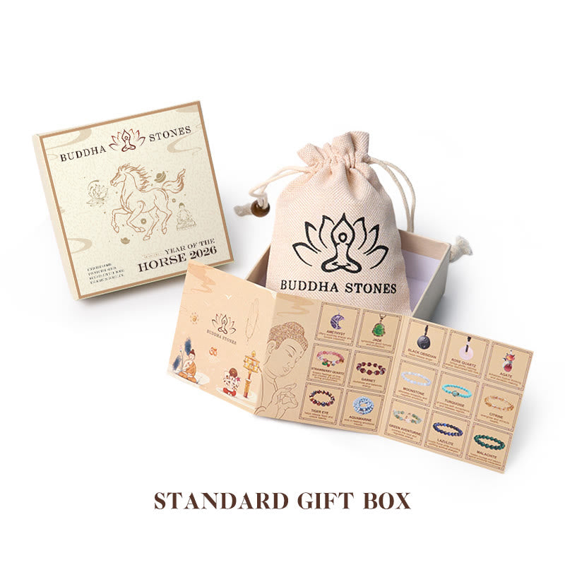 Buddha Stones "Sending Luck and Inner Peace" Cat's Eye Butterfly Bracelet Includes Gift Message Card
