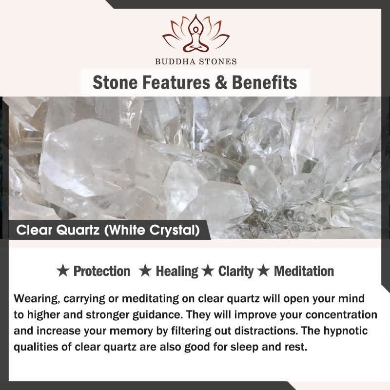 Buddha Stones Natural Red Agate Clear Quartz Hexagram Charm Confidence Bracelet