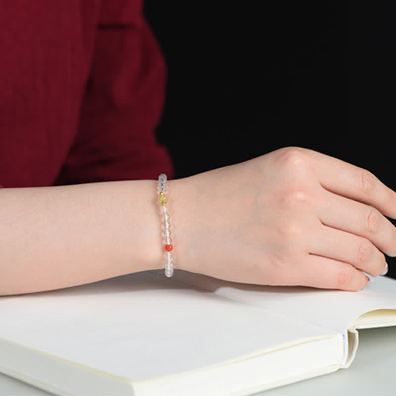 WORN WITHIN Natural Clear Quartz Clarity Bracelet