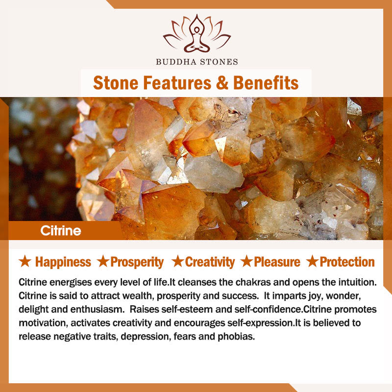 Buddha Stones Natural Strawberry Quartz Double Wrap Crystal Healing Bracelet