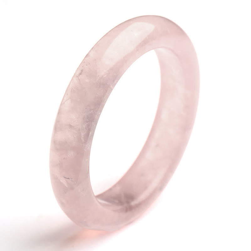 WORN WITHIN  Natural Rose Quartz Love Caring Bracelet Bangle