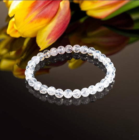 Emotional Ice Bath – The Ice Quartz Bracelet | 6mm