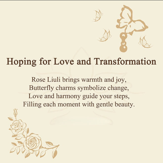 Liuli Butterfly Bead Bracelet
