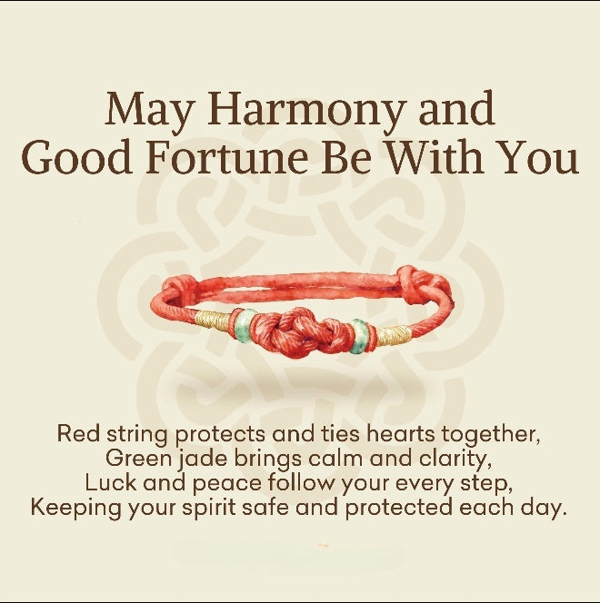 Jade Red String Bracelet