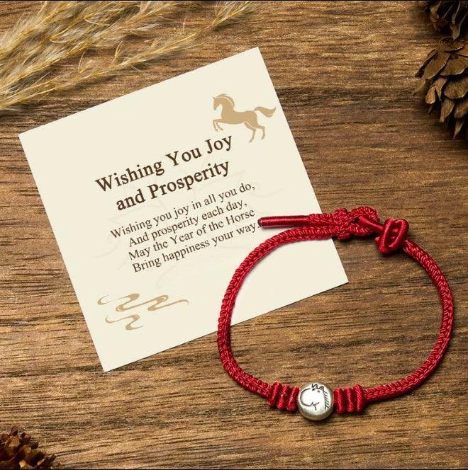 999 Silver Horse Bracelet
