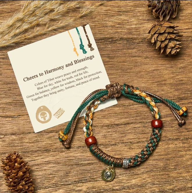 Tibetan Braided Rope Bracelet