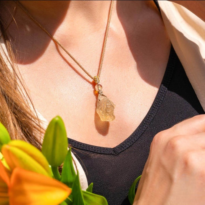 The Destiny Relic – Libyan Desert Glass Pendant
