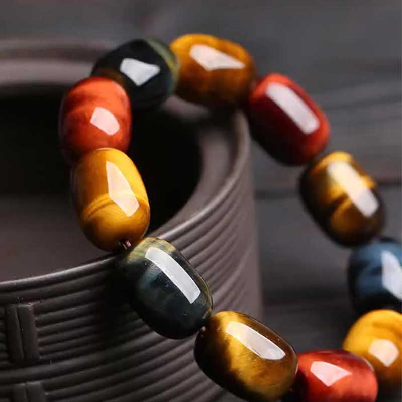 WORN WITHIN Natural Tiger Eye Healing Protection Bracelet