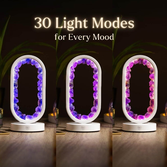 Portal to Peace - Amethyst Lamp of Stress Relief