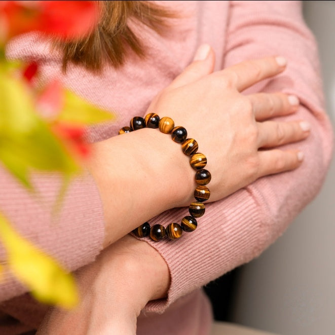 Built to Win – 7A Grade Tiger's Eye Bracelet