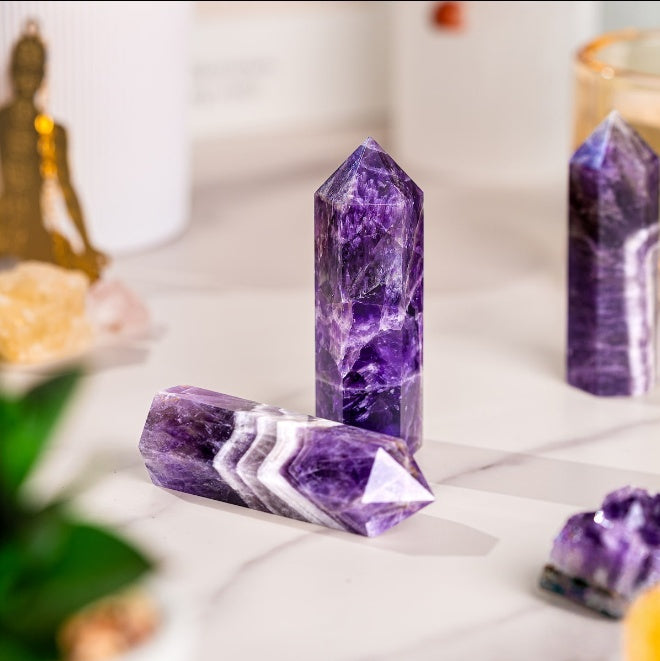 Cycle Breaker - Chevron Amethyst Point of Transformation