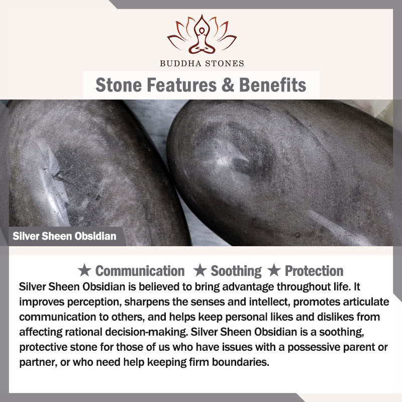 Buddha Stones "All the Best for Love and Harmony" Stone Quartz Bracelet Includes Gift Message Card