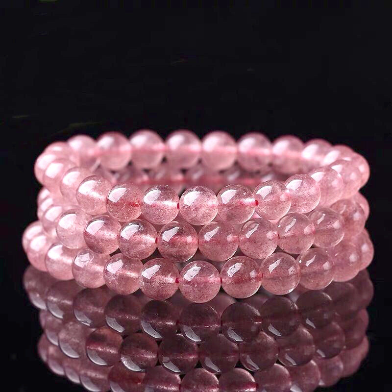 WORN WITHIN Natural Rose Quartz Love Caring Bracelet