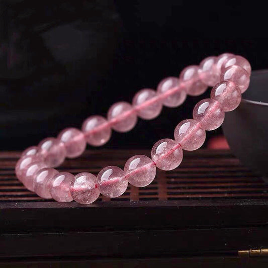 WORN WITHIN Natural Rose Quartz Love Caring Bracelet