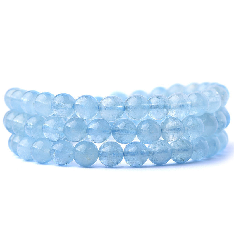 WORN WITHIN Natural Aquamarine Peace Healing Bracelet