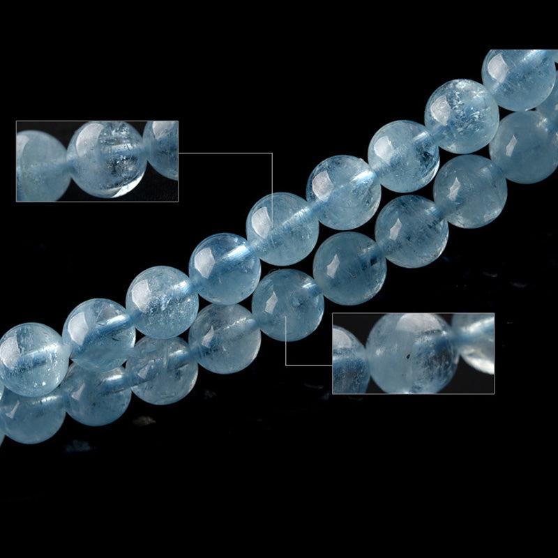 WORN WITHIN Natural Aquamarine Peace Healing Bracelet