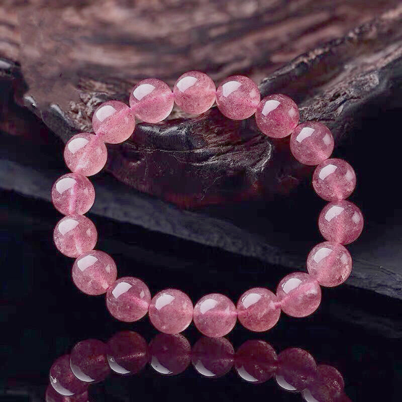 WORN WITHIN Natural Rose Quartz Love Caring Bracelet