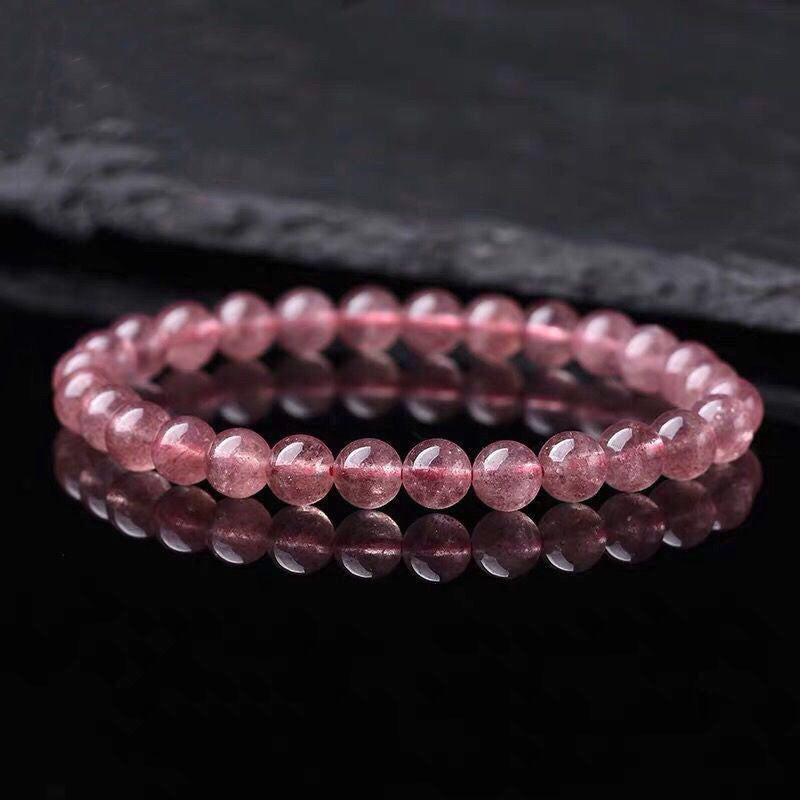 WORN WITHIN Natural Rose Quartz Love Caring Bracelet
