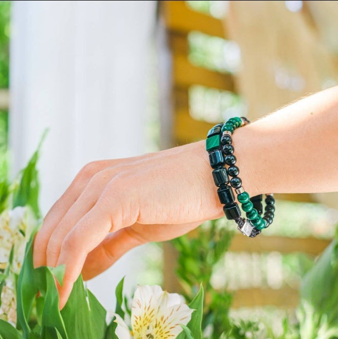 Fortress of Heart & Mind: Bracelet Set for Mental Healing