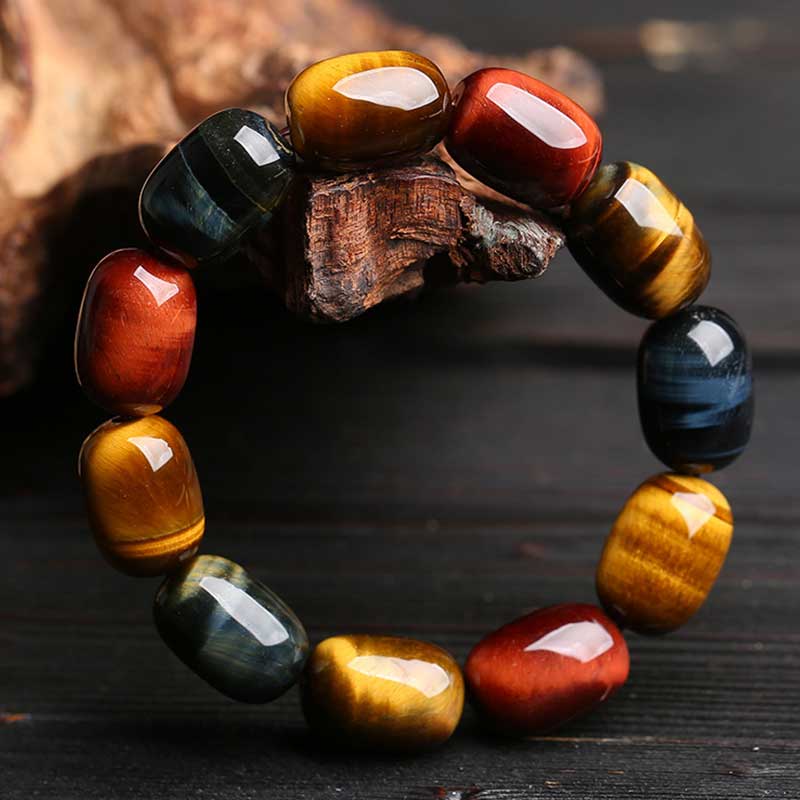 WORN WITHIN Natural Tiger Eye Healing Protection Bracelet
