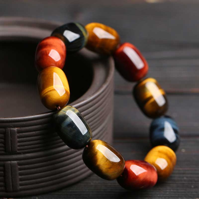 WORN WITHIN Natural Tiger Eye Healing Protection Bracelet