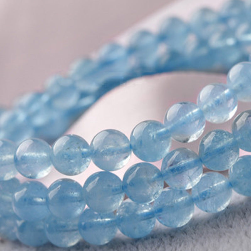 WORN WITHIN Natural Aquamarine Peace Healing Bracelet