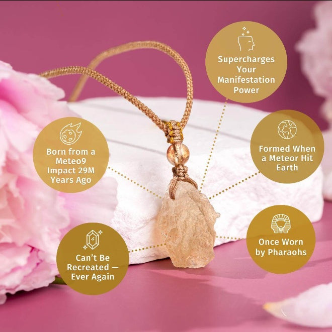 The Destiny Relic – Libyan Desert Glass Pendant