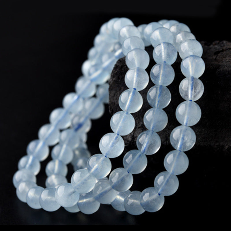 WORN WITHIN Natural Aquamarine Peace Healing Bracelet