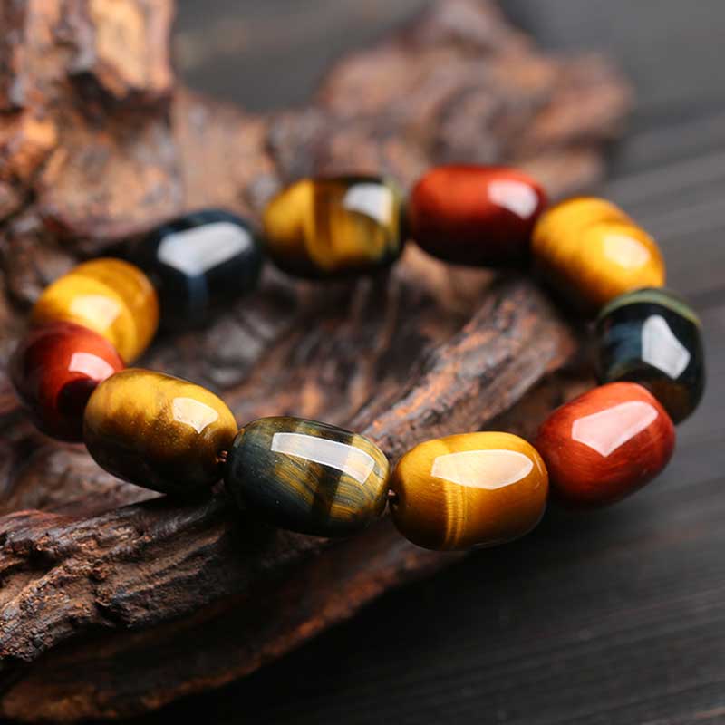WORN WITHIN Natural Tiger Eye Healing Protection Bracelet