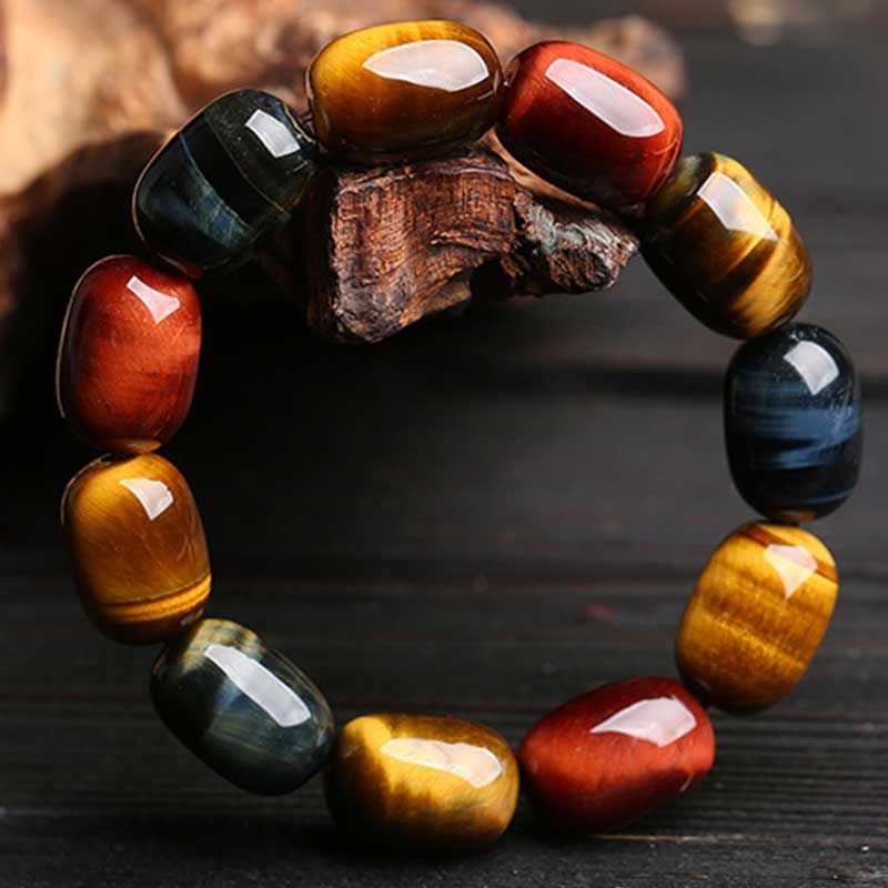 WORN WITHIN Natural Tiger Eye Healing Protection Bracelet