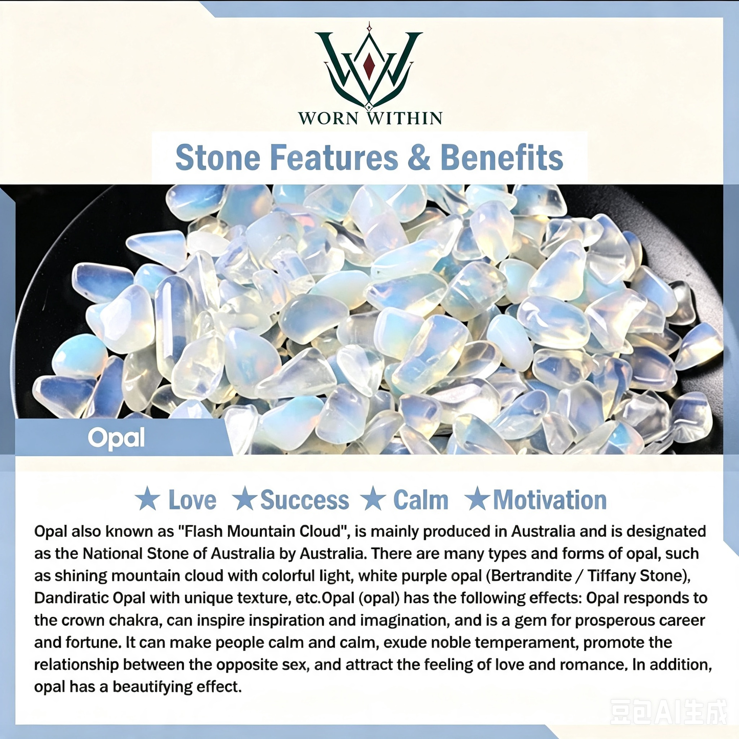 Opal Double Pendant Necklace