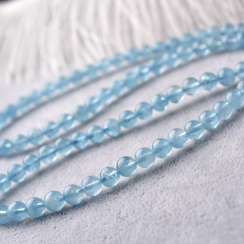 WORN WITHIN Natural Aquamarine Peace Healing Bracelet